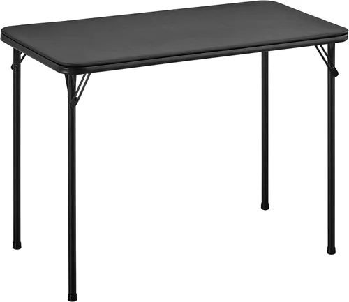 Miniatura 9 de BOOSDEN Juego de mesa y silla plegable, mesa y sillas plegables para tarjetas, mesa portátil con sillas para interiores y exteriores, juego