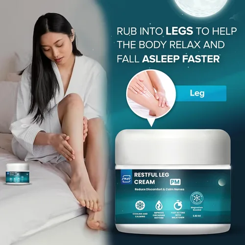 Miniatura 5 de Crema relajante para piernas de PMT, tópico calmante nervioso para aliviar las piernas, la crema para dormir penetra profundamente, alivia