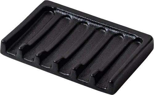 Miniatura 7 de Tanew Jabonera de cerámica autodrenante, soporte para jabón de barra, jabonera de cascada, soporte para jabón de ducha, soporte para esponja