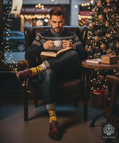 Miniatura 24 de JAMES FIALLO Calcetines de vestir para hombre, calcetines de vestir para hombre, estilo casual, coloridos, divertidos, novedosos, a la moda, paquete