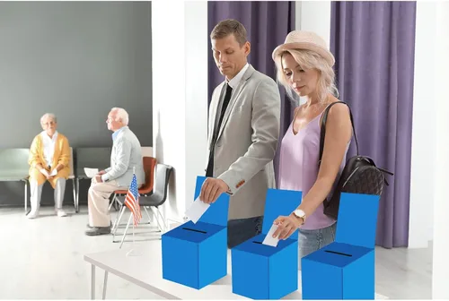 Miniatura 5 de 24 paquetes de cajas de rifa Urna Caja de sugerencias con ranura, cajas de cartón de rifa de 6 x 6 x 6 pulgadas con ranura para boletos y cabecera
