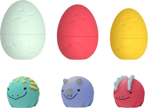 Miniatura 2 de Dr. Brown's Huevos de Dino de Limpieza Flotantes y Eclosionadores, Juguete de Baño y Piscina Multiusos Interactivo para Niños Pequeños, 6m+, Libre