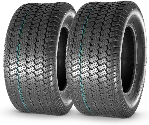 Miniatura 9 de MaxAuto 2 piezas 15x6.00-6 neumáticos delanteros para cortacésped de jardín, tractor de montar, 4PR sin cámara 15-6.00-6 neumáticos cortacésped