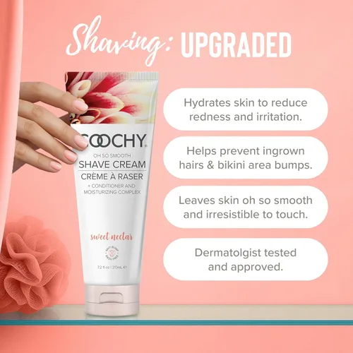 Miniatura 2 de Coochy Crema de afeitar íntima Acondicionador de afeitado e hidratante para rostro y cuerpo Ideal para el cuidado de la piel sensible