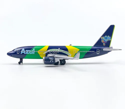 Miniatura 4 de AVIAMUSE Modelo de avión, modelo de avión azul avión adecuado para colección y Navidad, regalos de cumpleaños