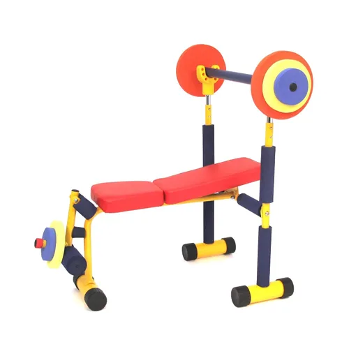 Miniatura 9 de Equipo para hacer ejercicios para niños Fun and Fitness de Redmon Juego de banco de pesas