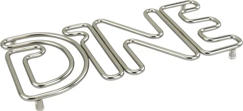 Miniatura 8 de Salvamanteles Spectrum Diversified Eat, Protector Pequeño de Mesa de Comedor de Acero Resistente al Calor, Almohadilla Térmica de Metal Resistente