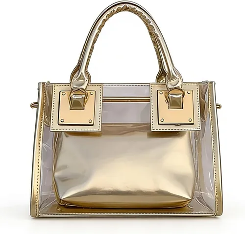 Miniatura 10 de Cooba Bolso transparente para mujer, 2 unidades, de jalea transparente