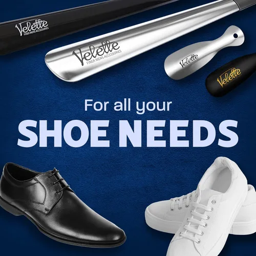 Miniatura 9 de Velette Metal Shoe Horn - Shoe Horns for Seniors, Men, Women and Kids - Shoehorn Helper for Boots and Shoes