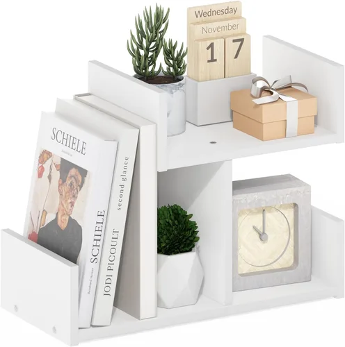 Miniatura 9 de Furinno Hermite Estantería Organizadora de Escritorio Librero, Espresso
