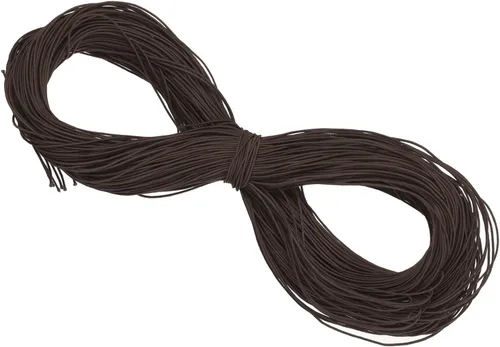 Miniatura 48 de PATIKIL Cuerda elástica elástica de 109 yardas (328.1 ft), cuerda elástica pesada de 0.059 in, albaricoque para manualidades, correas de gancho