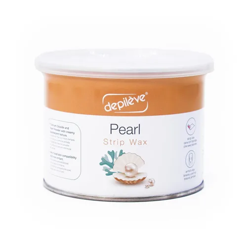 Depileve Cera depilatoria – Cera de cuerpo completo con colofonia de perlas – Ideal para piel seca y descamada – Perlas de cera suave y suave – Cera