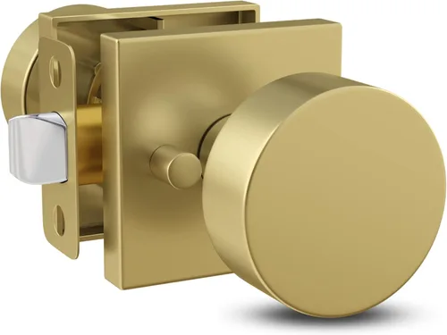 Mega Handles SUANA - Pomo de puerta de privacidad para pasillo, armario y baño, perillas de puerta reversibles de diseño resistente, se adapta a