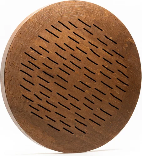 Miniatura 20 de Tambor oceánico de madera de cascada de 20 pulgadas meditativo para baño de sonido relajante forma de géiser (sin bolsa)