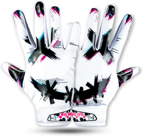 Miniatura 7 de TAQCHA Football Gloves - Tacky Grip, Skin Tight Adult Receiver Gloves - Youth Football Gloves Pro Elite Super Sticky Performance