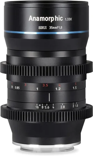 Sirui 35mm Lente Anamórfica F1.8 1.33X APS-C Lente de Cine para Montura M4/3 (SR-35M)