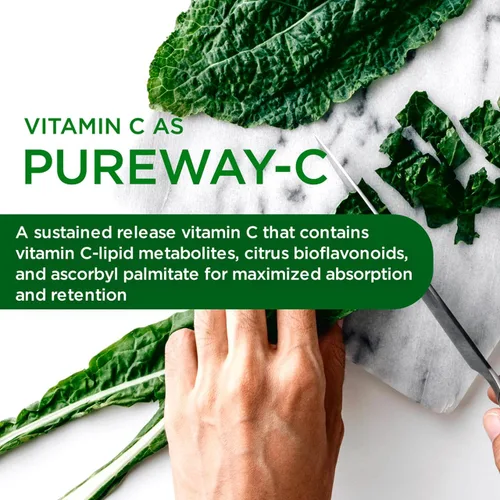 Miniatura 3 de EMERALD LABS Multivitamínico completo de alta calidad para apoyo digestivo e inmunológico con vitamina C como PureWay-C, complejo de vitamina B