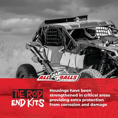 Miniatura 5 de All Balls Racing Kit de extremo de barra de acoplamiento compatible con/repuesto para - Outer Only Can-Am Outlander 1000 Efi 6X6 15, 51-1034