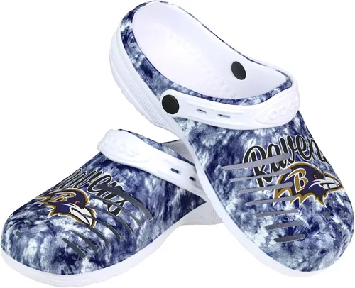 FOCO NFL Womens NFL Team Logo Cloudie Garden Water Sandals Shoes Slipper Clogs with Strap