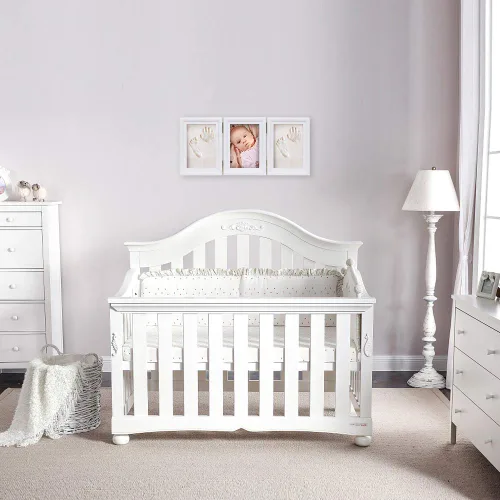 Miniatura 7 de Kit de huellas de manos para bebés y marco de fotos para niños o recién nacidos, caja de recuerdos para niños y niñas (marco de café clásico, blanco)