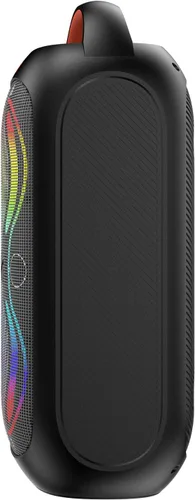 Miniatura 9 de Altavoces Bluetooth inalámbricos: sonido fuerte de 120 dB, 8 luces LED dinámicas, 5 modos RGB, Bluetooth 5.3, entrada TWS/USB/TF/AUX/FM/Mic, mango