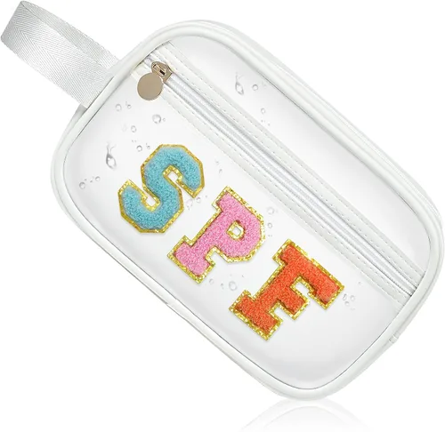 Miniatura 16 de COSHAYSOO Bolsas transparentes para aperitivos, bolsa de viaje para mujeres y niñas, lindas vacaciones de verano, playa, piscina, día del lago