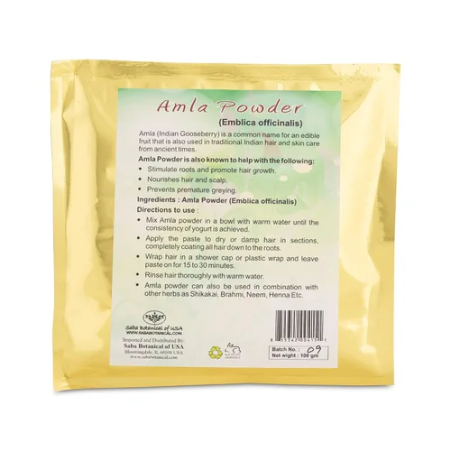 Miniatura 2 de Pure Amla Powder para el cuidado del cabello y la piel 3.53 oz