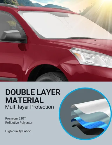 Miniatura 333 de Proadsy Parasol plegable para parabrisas delantero 2026, ajuste personalizado, accesorios para CRV SUV LX EX EX-L EX-L Navi Touring 2017-2022