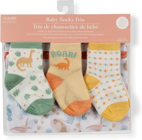 Miniatura 6 de JuJuBe Calcetines a juego para mamá y bebé niño o niña, regalos de baby shower, artículos esenciales para recién nacidos Happy Baby Vibes