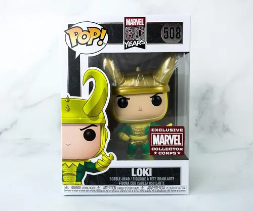Miniatura 2 de Funko Pop Marvel Collector Corps 80 años LOKI Primera aparición exclusiva