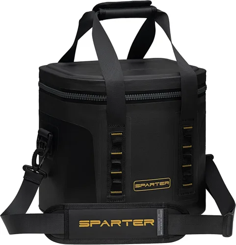 SPARTER Enfriador suave portátil de 12 latas, IP68 Tizip cremallera a prueba de fugas para camping, pesca, playa, aire libre, hielera aislada con