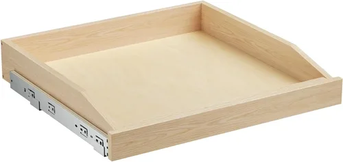 LOVMOR Organizador de gabinete extraíble individual de 22½ pulgadas de ancho x 21 pulgadas de profundidad, estantes de almacenamiento de cajones