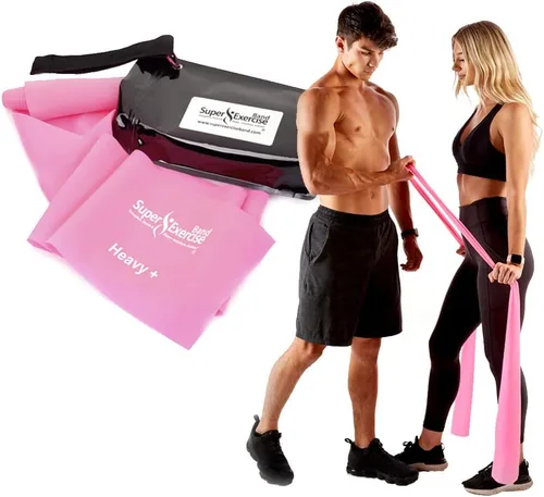 Miniatura 10 de Resistance Bands for Working Out 7Ft Long Resistance Bands Super Exercise Bands with Carry Pouch and Door Anchor I Latex Free Workout Bands Verde