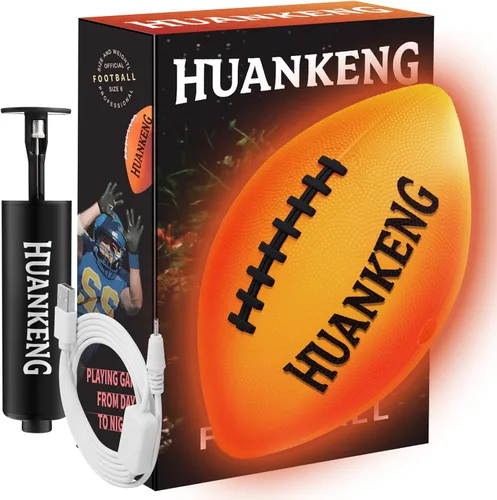 Miniatura 8 de HuanKeng Upgrade Rechargeable Glow in The Dark Ball Toys Birthday Gifts for 6 7 8 9 10 11 12 13 14 15 Year Old Boys, Sports and Outdoors Light Up