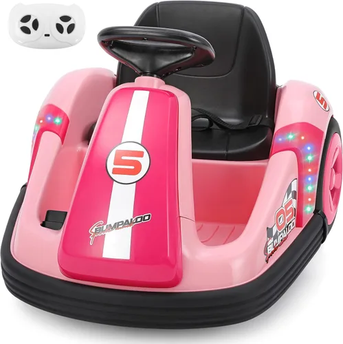 Miniatura 9 de ELEMARA Coche Chocador para Niños de 12V con Rueda Grande, 2.2 Mph Máximo, Coches Chocadores para Niños Pequeños con Control Remoto, Coche de Azul