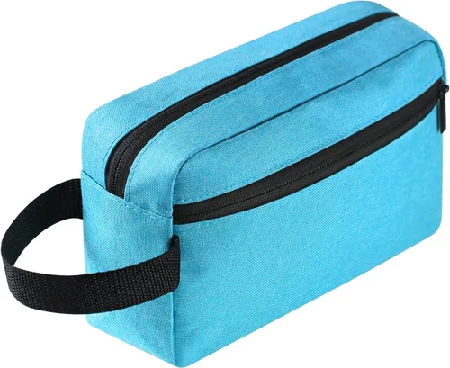 Miniatura 8 de Icramsy Neceser de viaje para mujeres y hombres, bolsa de cosméticos colgante, accesorios de viaje para mujeres y hombres, Negro, Moderno