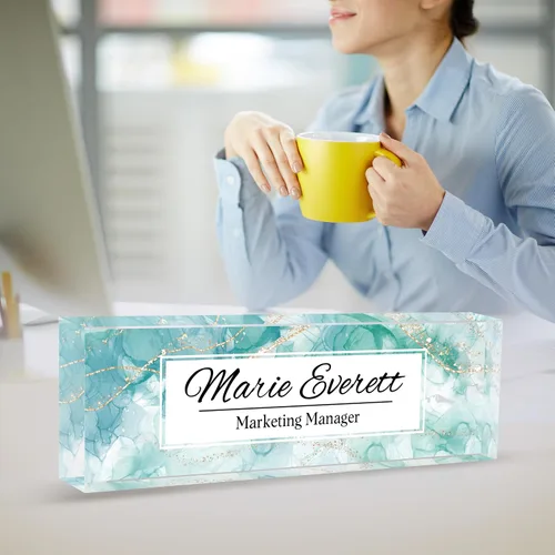 Miniatura 6 de Placa de nombre personalizada para escritorio, placa de nombre de oficina personalizada para escritorio, decoración de oficina personalizada
