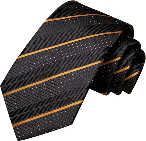 Miniatura 4 de Hi-Tie Corbata clásica de cachemira para hombre con pañuelo y gemelos a cuadros