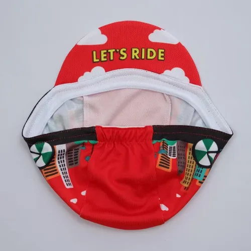 Miniatura 4 de Bikingbros Divertida gorra de ciclismo Calavera de poliéster Casco de ciclismo Forro de casco de ciclismo transpirable y absorción de sudor