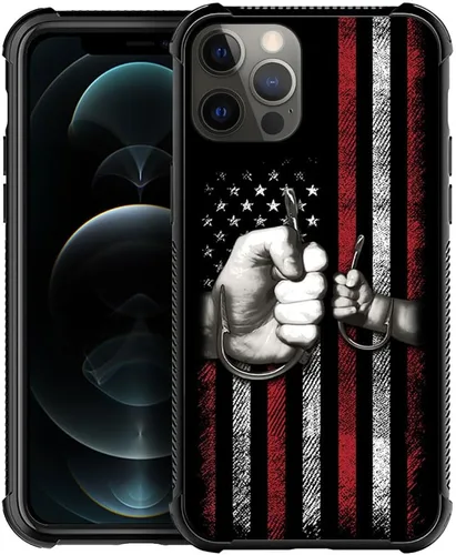 Miniatura 8 de DAIZAG Compatible con iPhone 13 Funda, Protección Total a Prueba de Golpes Antiarañazos Cubierta de TPU, Fundas para Hombre Mujer-Cruz de Madera