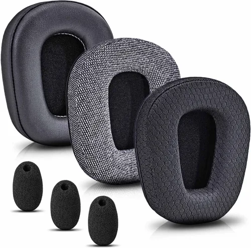 B450-XT B550-XT Kit de almohadillas de repuesto compatibles con auriculares B450-XT B550-XT I B450-XT B550-XT Accesorios (PU + malla + almohadillas