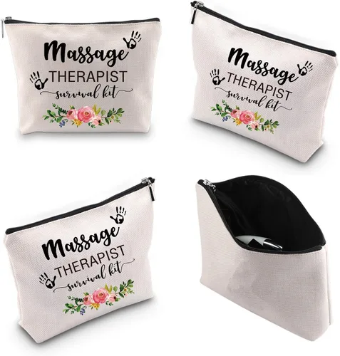 Miniatura 6 de WCGXKO Kit de supervivencia para terapeuta de masaje, bolsa de maquillaje y regalo de graduación, Varios colores, Masajista