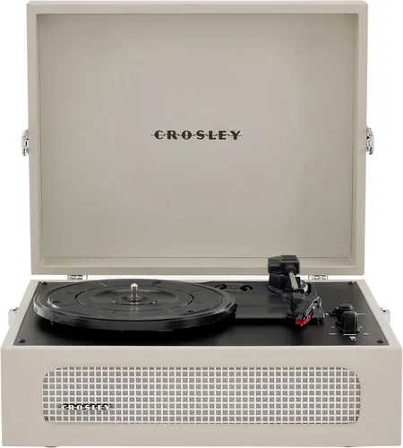 Miniatura 13 de Crosley CR8017B-TA Voyager - Tocadiscos portátil clásico de vinilo con Bluetooth de entrada/salida y altavoces integrados, color marrón Canela