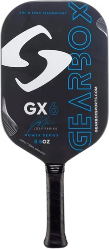 Miniatura 6 de Gearbox Paleta de pickleball de fibra de carbono GX6 Azul (poder)