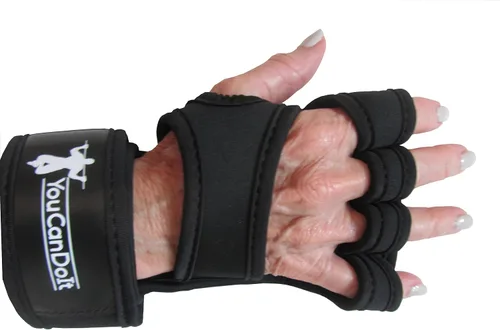 Miniatura 8 de RiverView Enterprise Guantes de entrenamiento cruzado con soporte para muñeca y palma acolchada de silicona antideslizante y cuero