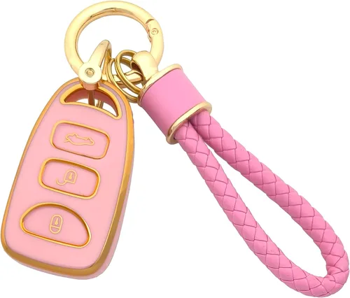Miniatura 15 de Funda para Llavero Portallaves Estuche Soporte para Llaves Carcasa Protectora de TPU Suave Protector Accesorios para Automóvil