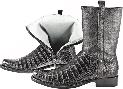 Miniatura 4 de Cuadra Botas de vestir con Cremallera Chocolate y Negro de 7 a 11, Negro, 10.5