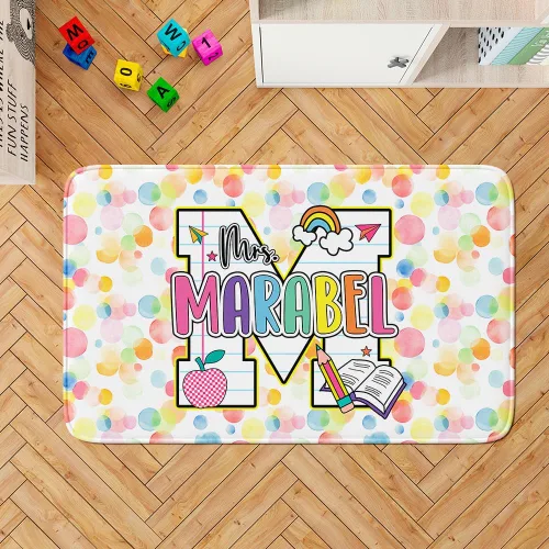 Miniatura 12 de Alfombras de composición personalizada para el aula para niños, alfombras para dormitorio, niñas, niños, alfombra pastel para aula, alfombra