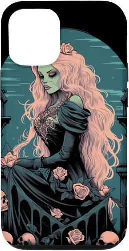 Miniatura 25 de Funda para iPhone 13 Pro Gothic Girl Pastel Goth Wiccan Pagan Anime Nu Goth Grunge