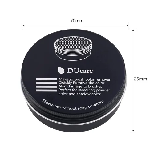 Miniatura 7 de DUcare Limpiador de brochas de maquillaje, brochas de maquillaje, limpiador de jabón sólido con eliminación de color, esponja de limpieza, limpiador